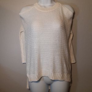 EXPRESS Shoulder-less White Sweater